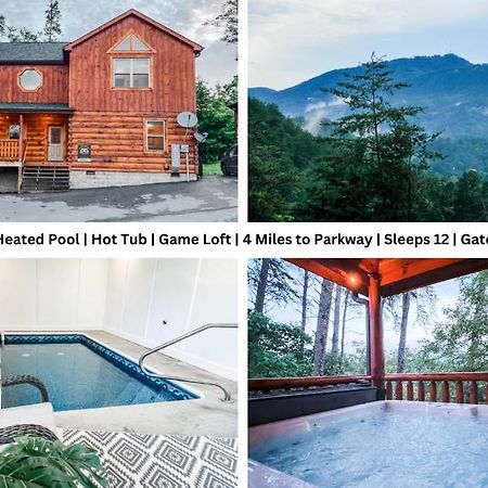 Indoor Heated Pool Hot Tub Cabin Sevierville Eksteriør billede